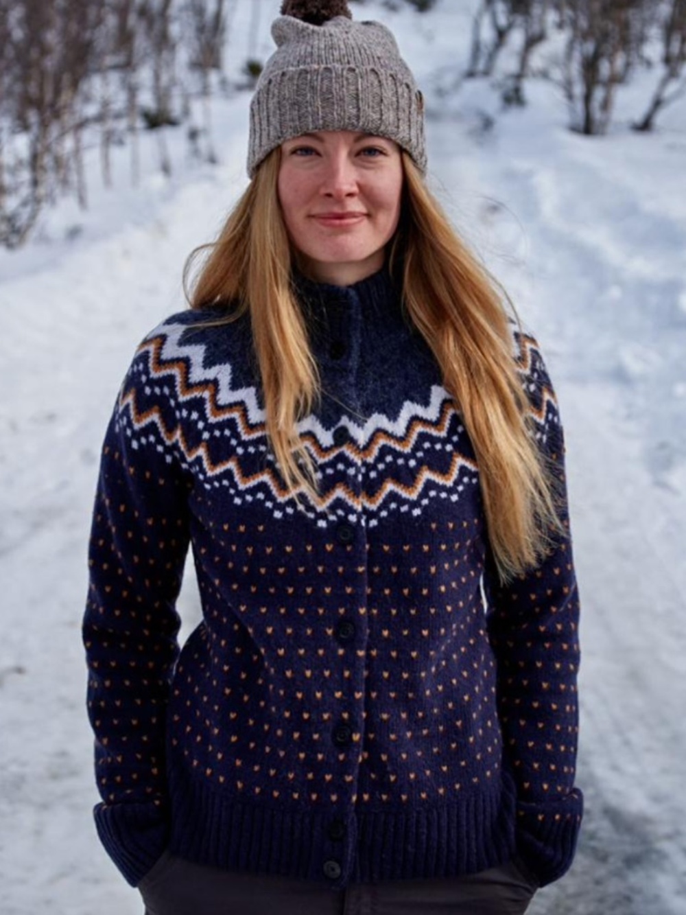 Fjallraven Ovik Knit Wool Cardigan